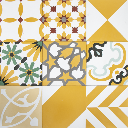 Patchwork Gelb