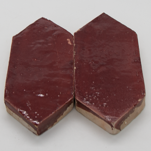 SAM Platta Bordeaux Rouge Art Deco