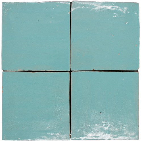 Platta Bleu Celeste Mat 13x13cm