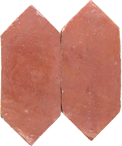 Platta Rose Rouge Art Deco 