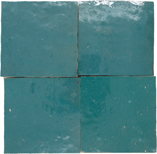 Zellige Atlas Petrol 10x10cm