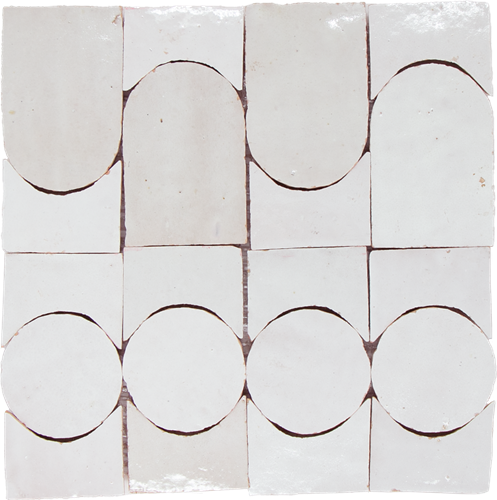 Zellige Blanc Soleil  Mosaic