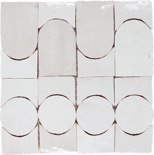 Zellige Blanc Soleil  Mosaic