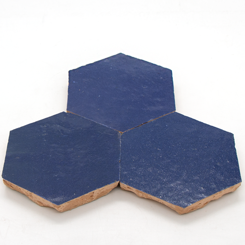 SAM Zellige Bleu Foncee Hexagone
