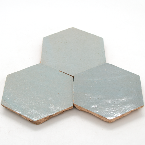SAM Zellige Bleu Lumiere Hexagone