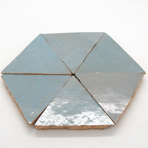SAM Zellige Bleu Lumiere Triangle