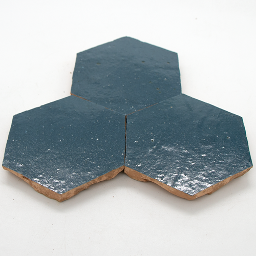 SAM Zellige Bleu Marine Hexagone