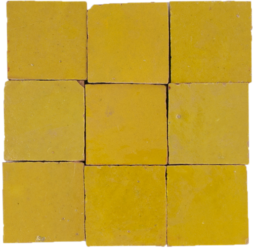 Zellige Citron 5x5cm