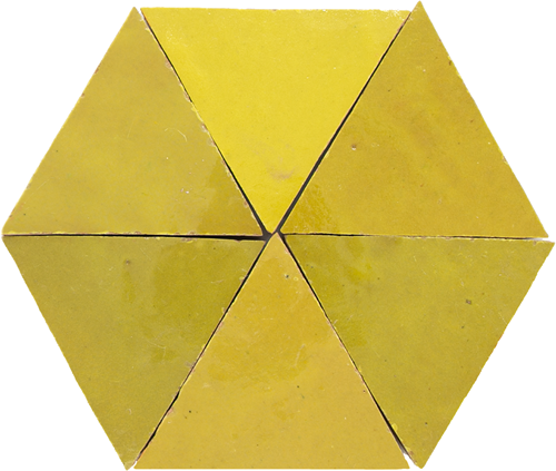 Zellige Citron Triangle