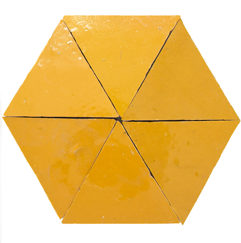 Zellige Jaune Triangle