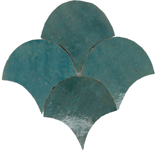 Zellige Jean Poisson Echelles 10x10cm