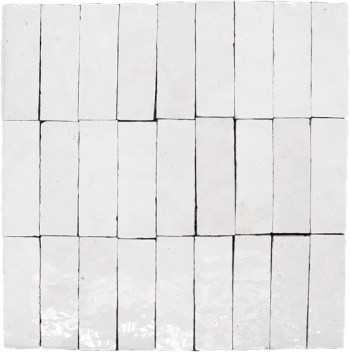 Zellige Neige Blanc KitKat
