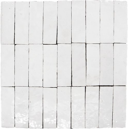 SAM Zellige Neige Blanc KitKat