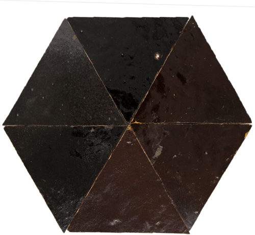 Zellige Marron Triangle