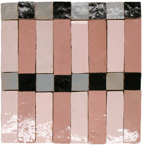 SAM Zellige Metropole Rose Rose Mosaic