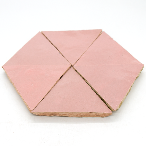SAM Zellige Rose Doux Triangle