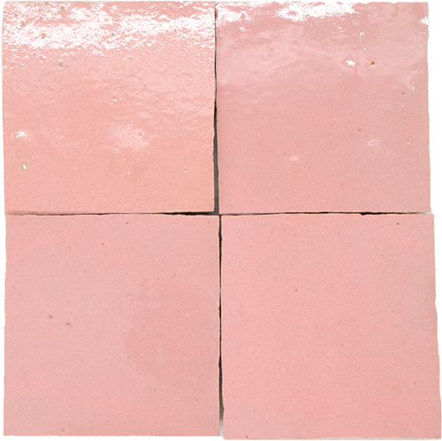 Zellige Rose Doux 10x10cm