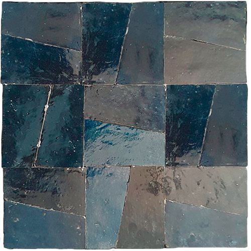 Zellige Bleu Nuit Oblique