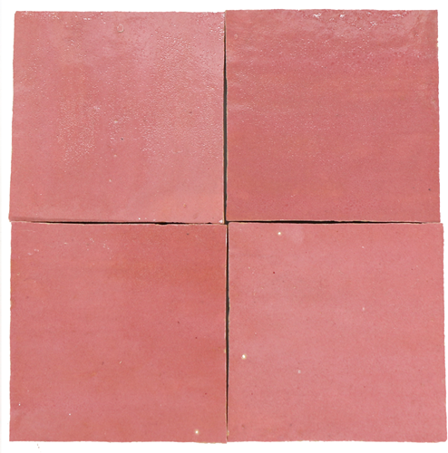 Zellige Rose Vieux 10x10cm