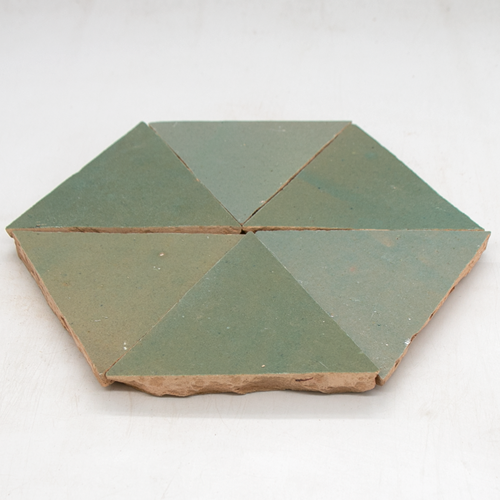 SAM Zellige Vert Gris Triangle
