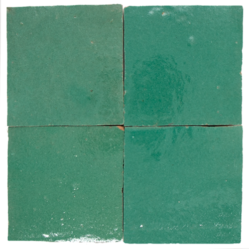 Zellige Vert Turquoise 10x10cm